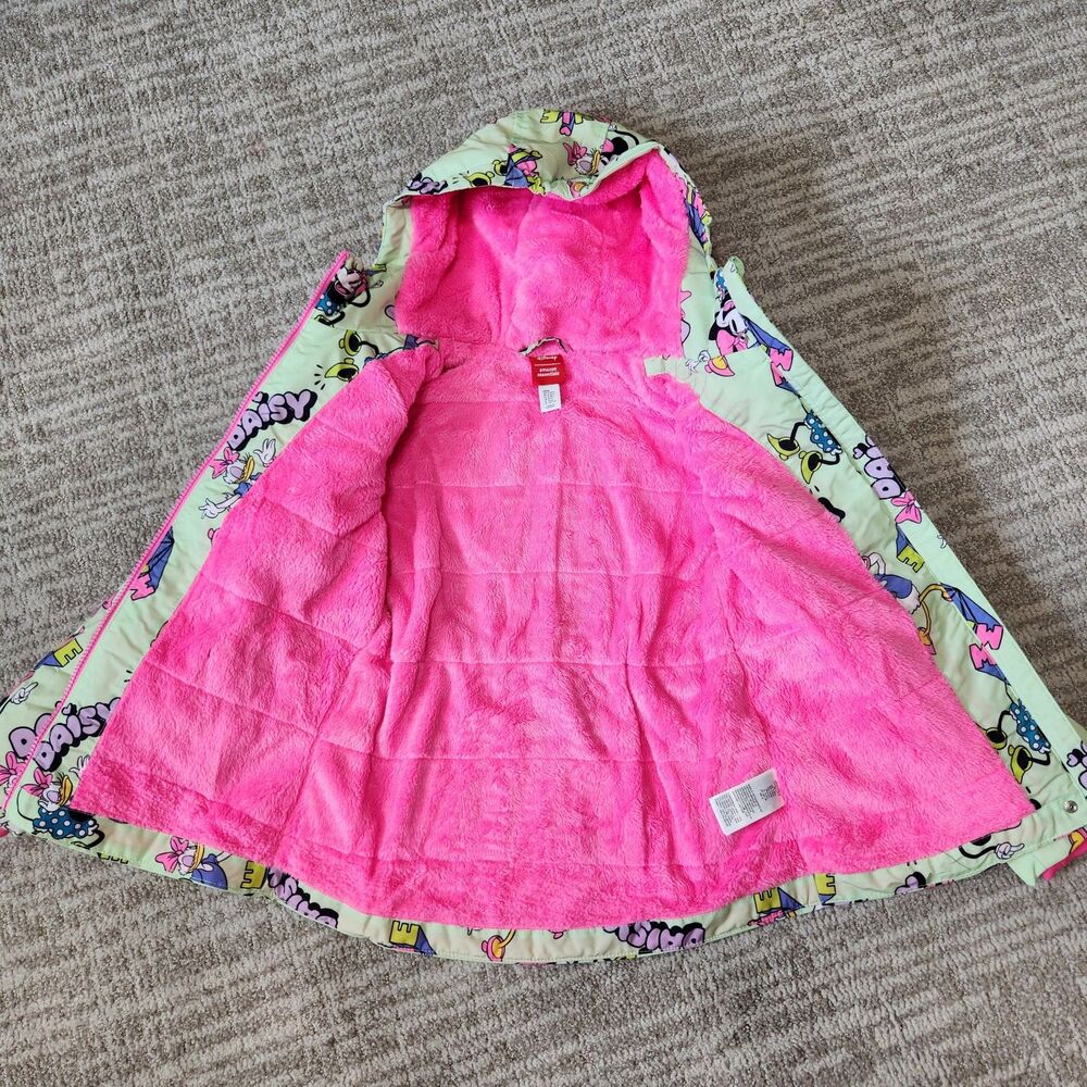 NWOT Disney Girls Minnie Mouse Daisy Hooded Jacket Size M/8 - Picture 8 of 11